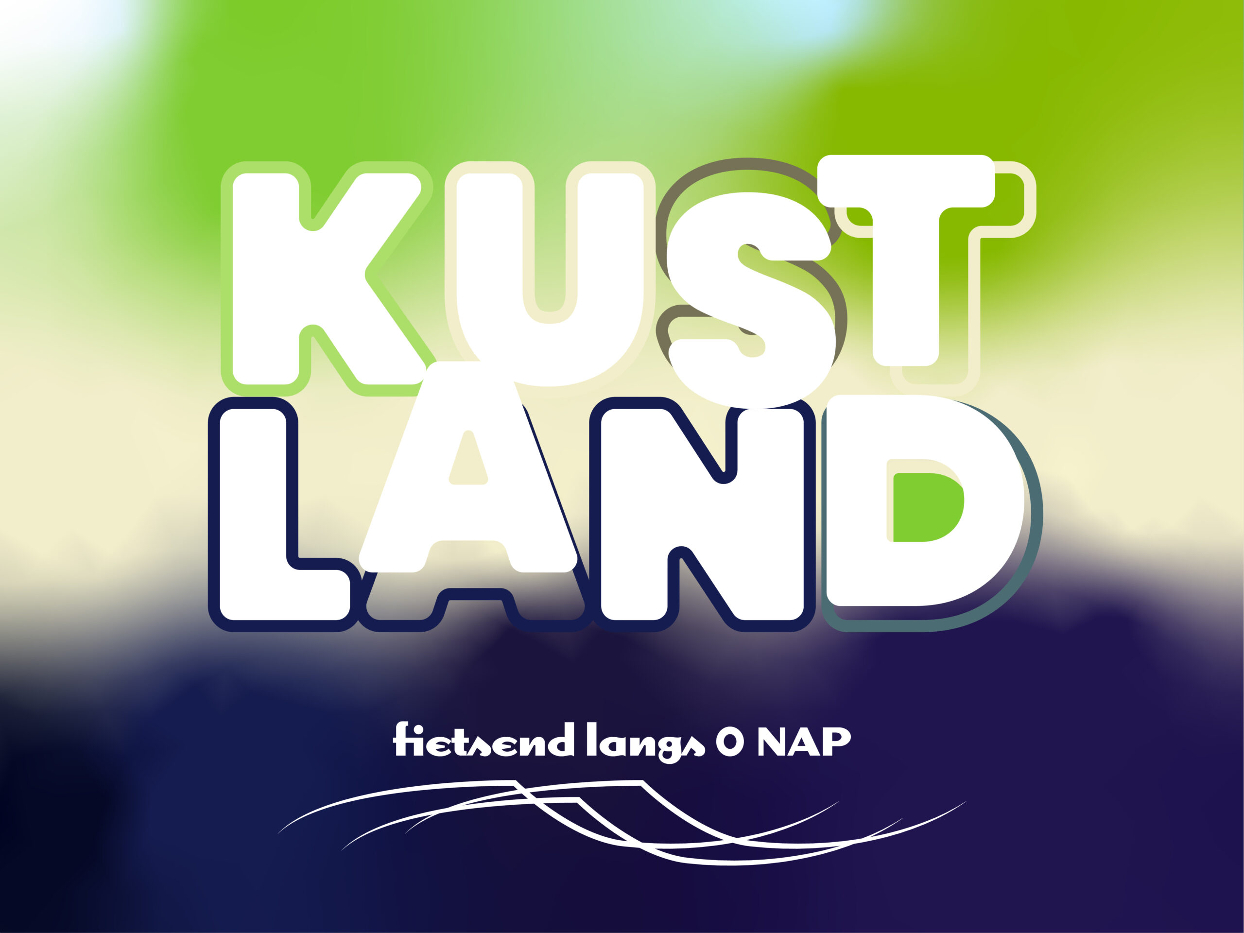 Kustland - fietsend langs 0 NAP