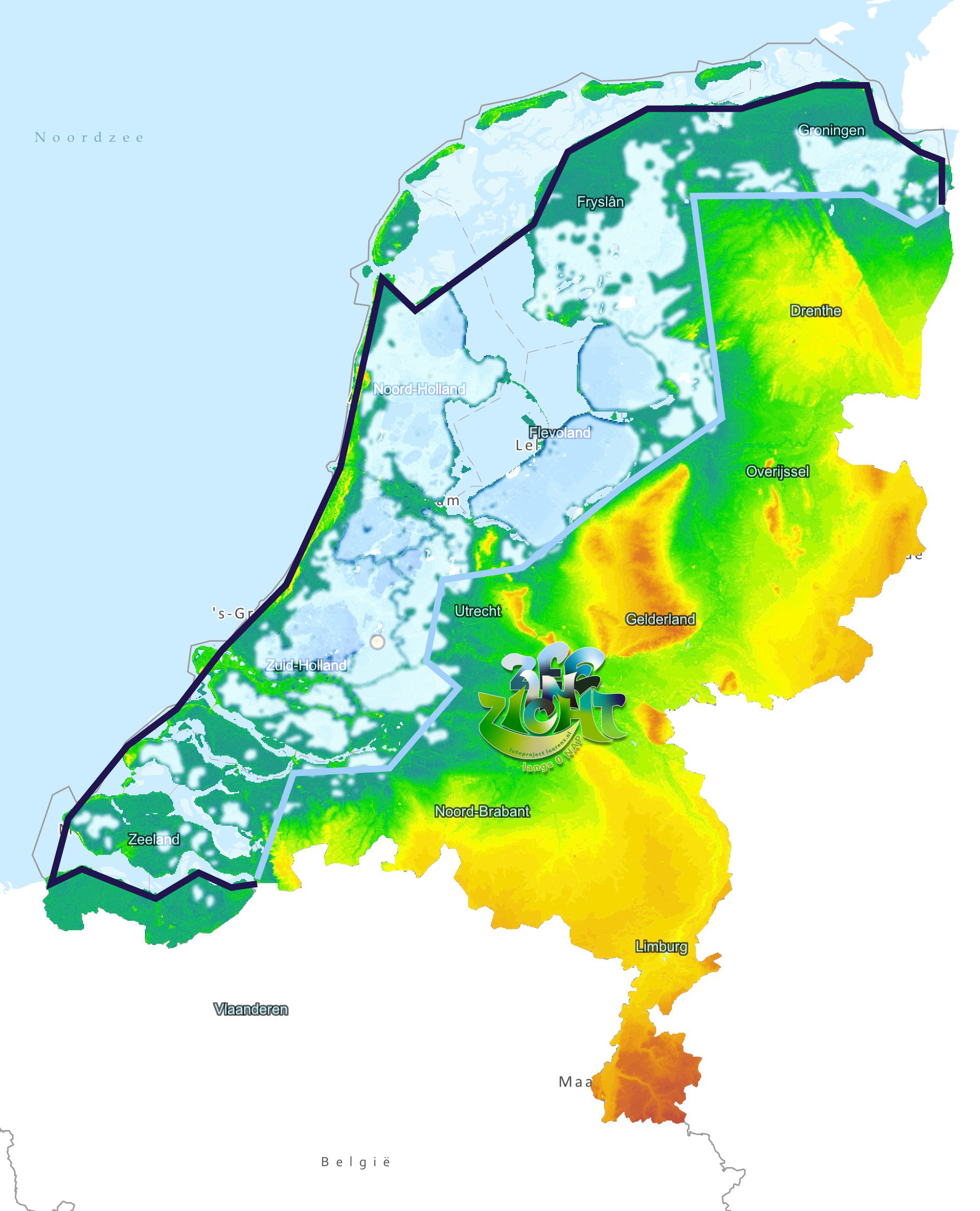 Zee in zicht - een fotoproject langs 0 NAP - lourenz.nl